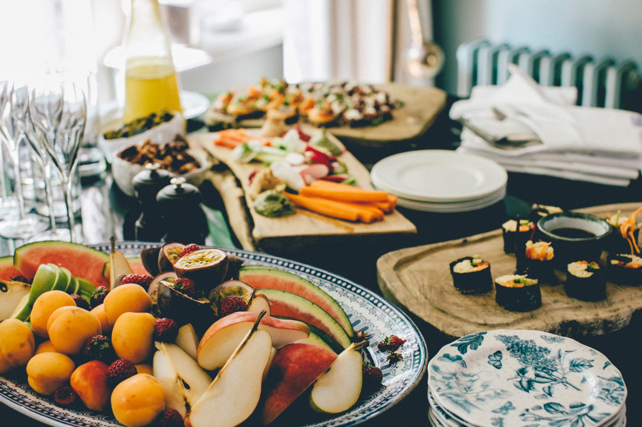 August holiday catering trends.